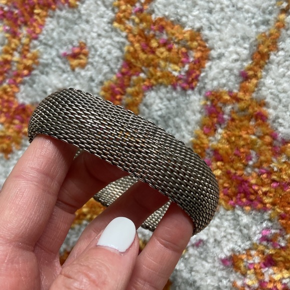 Silver Mesh Bangle - Picture 5 of 6